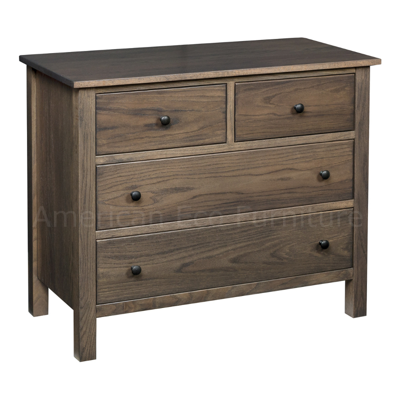 4 Drawer Dresser (Shown in Red Oak)